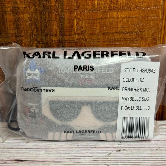 KARL LAGERFELD PARIS Logo Wallet – Brown/Khaki - Picture 3 of 3